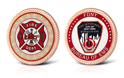 Firefighter Personalized Challenge Coins