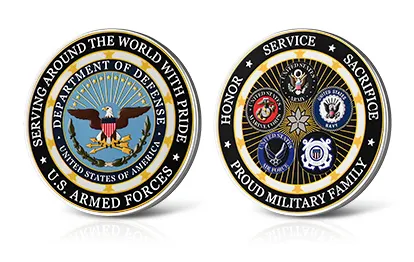 Personalized Military Retirement Coins