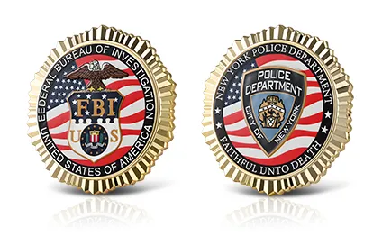 Police Personalized Challenge Coins