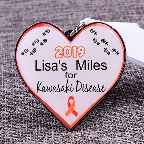 Kawasaki Disease Custom Running Medals