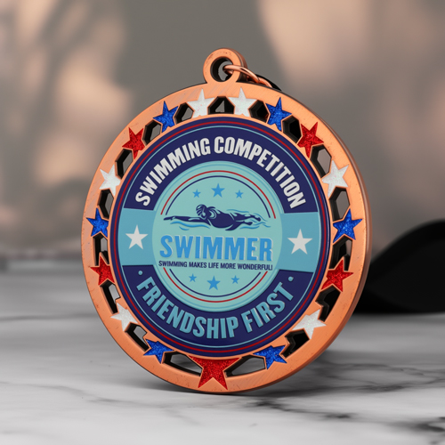 Swimming Friendly Competition Medals