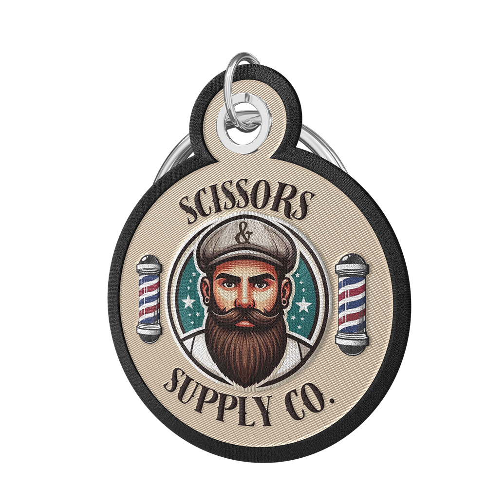 custom embroidered promotional keyrings