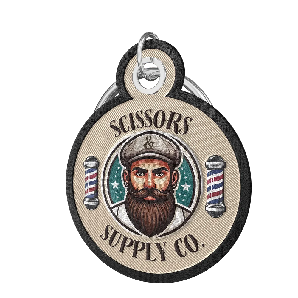 custom embroidered promotional keyrings