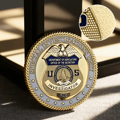 Special Investigations Unit Custom Coin