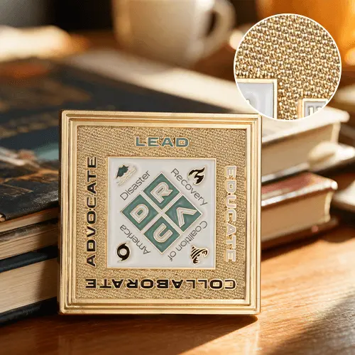 Square-themed Commemorative Coin