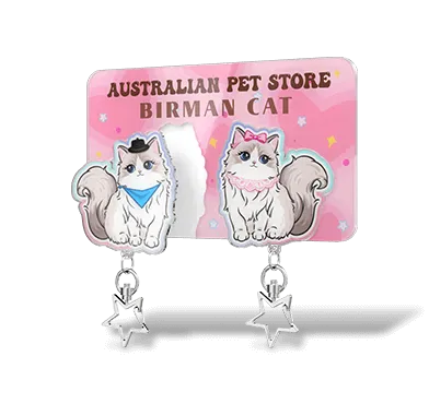 Acrylic Couple Keyrings