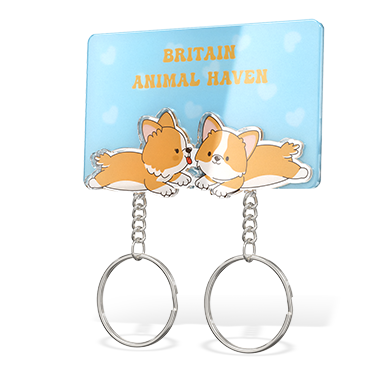 Acrylic Couple Keyrings