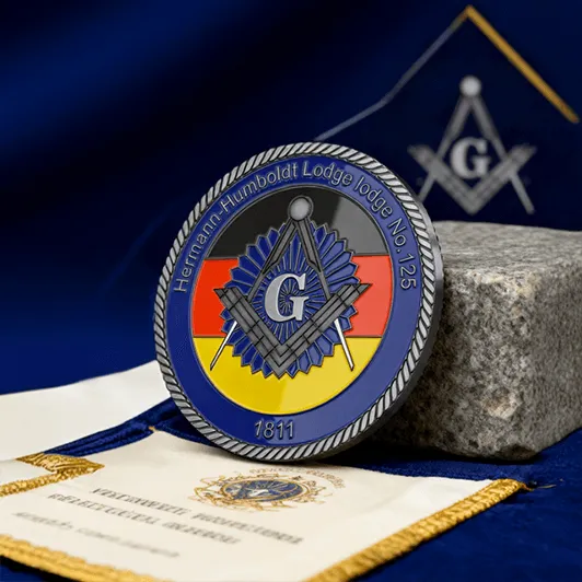Masonic Custom Challenge Coins For Sale