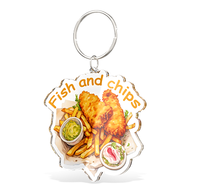 Personalised Acrylic Dog Keyrings