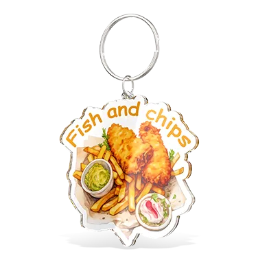 Custom Printed Acrylic Keyrings
