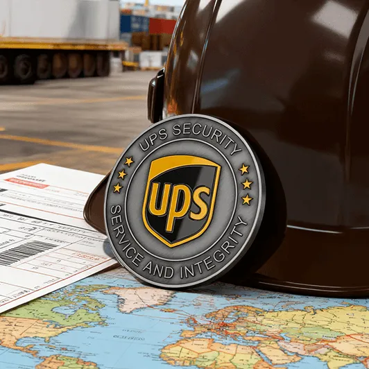 UPS Security Service and Integrity Challenge Coin
