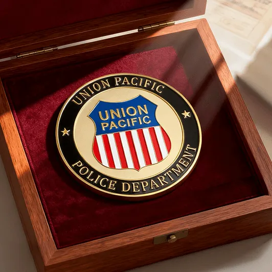 Union Pacific Police Department Challenge Coin