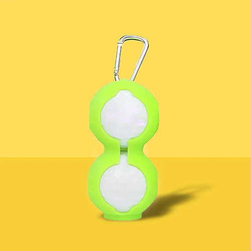 Custom Carabiner Keychain With Silicone Golf Ball Holder