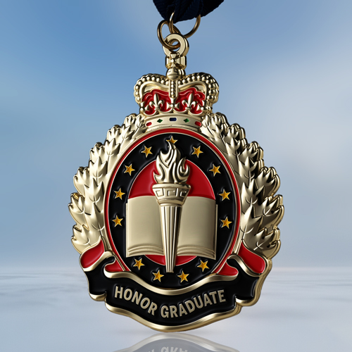Honor Graduate Custom Medal
