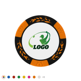 Custom Vibrant Color Golf Chip Coin