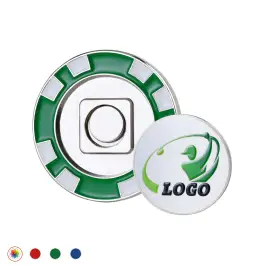 Full Color Personalised Metal Golf Ball Markers