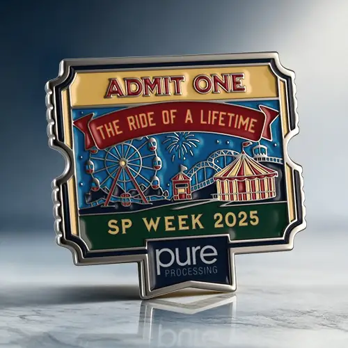SP Week 2025 Carnival Ticket Soft Enamel Pin