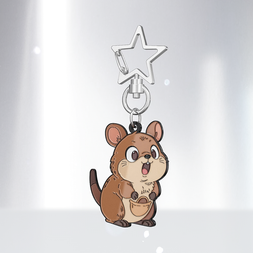 Custom Bobble Head Keychain