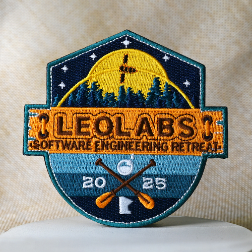 LEOLABS Software Engineering Retreat Custom Embroidered Patch