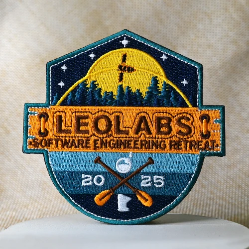 LEOLABS Software Engineering Retreat Custom Embroidered Patch