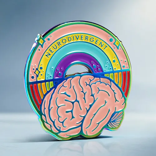 Neurodivergent Pride Custom Lapel Pin