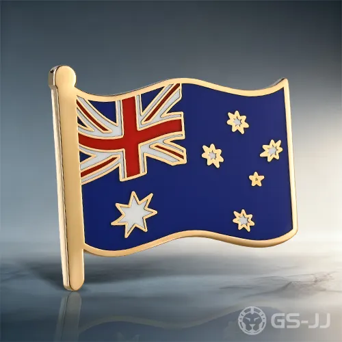 Australia National Flag Enamel Lapel Pin Australia National Flag Enamel Lapel Pin