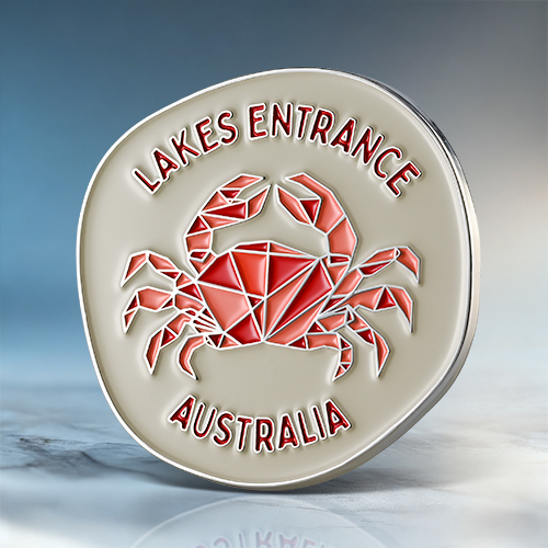 Lakes Entrance Crab Enamel Pin