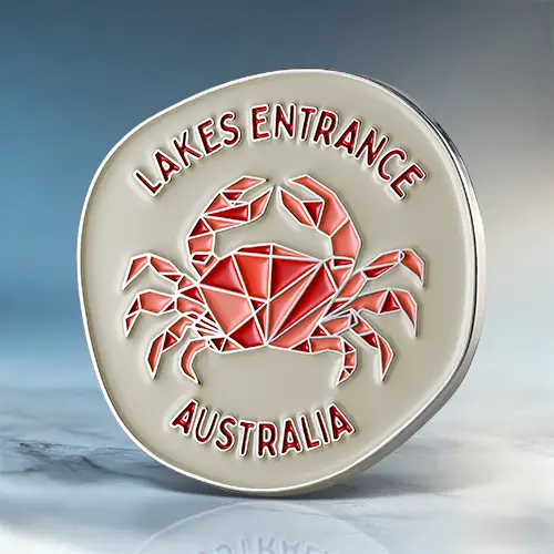 Lakes Entrance Crab Enamel Pin Lakes Entrance Crab Enamel Pin