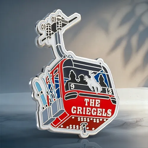 The Griegels Ski Lift Custom Enamel Pins
