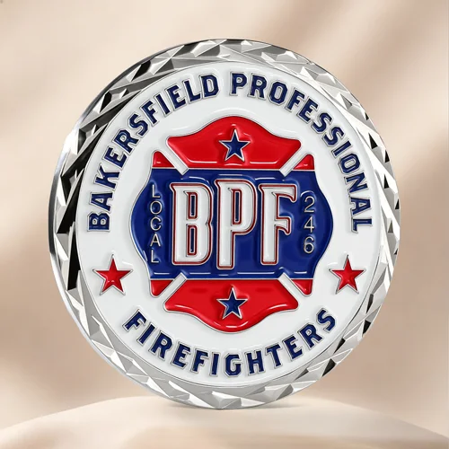 Bravest Firefighter Challenge Coins