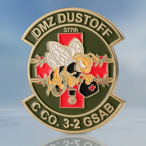 Custom  Dustoff  EMS Challenge Coins