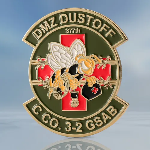 Custom Dustoff EMS Challenge Coins Custom Dustoff EMS Challenge Coins