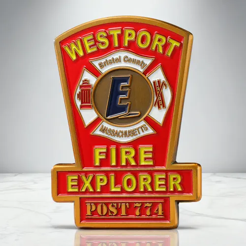 Westport Fire Explorer Challenge Coins