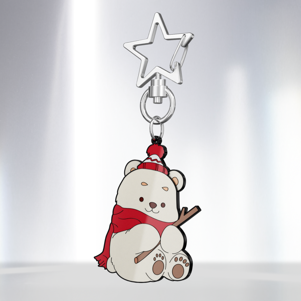 Custom Bobble Head Keychain