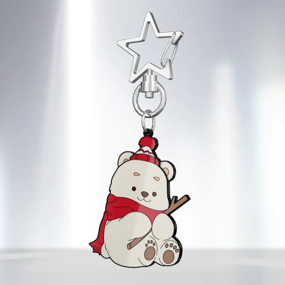 Custom Bobble Head Keychain