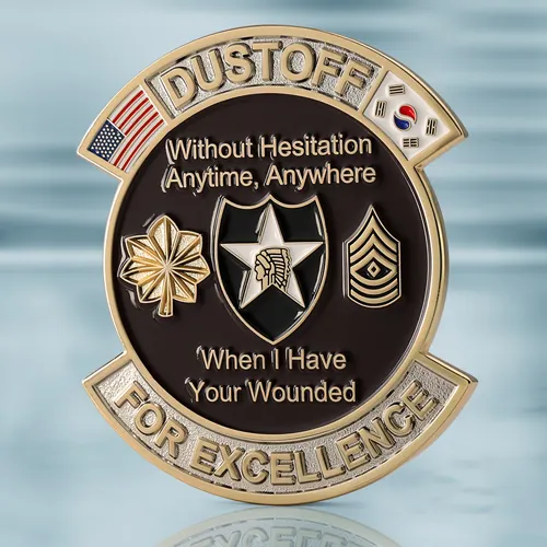 Custom Dustoff EMS Challenge Coins Custom Dustoff EMS Challenge Coins