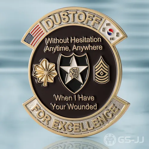 Custom Dustoff EMS Challenge Coins Custom Dustoff EMS Challenge Coins