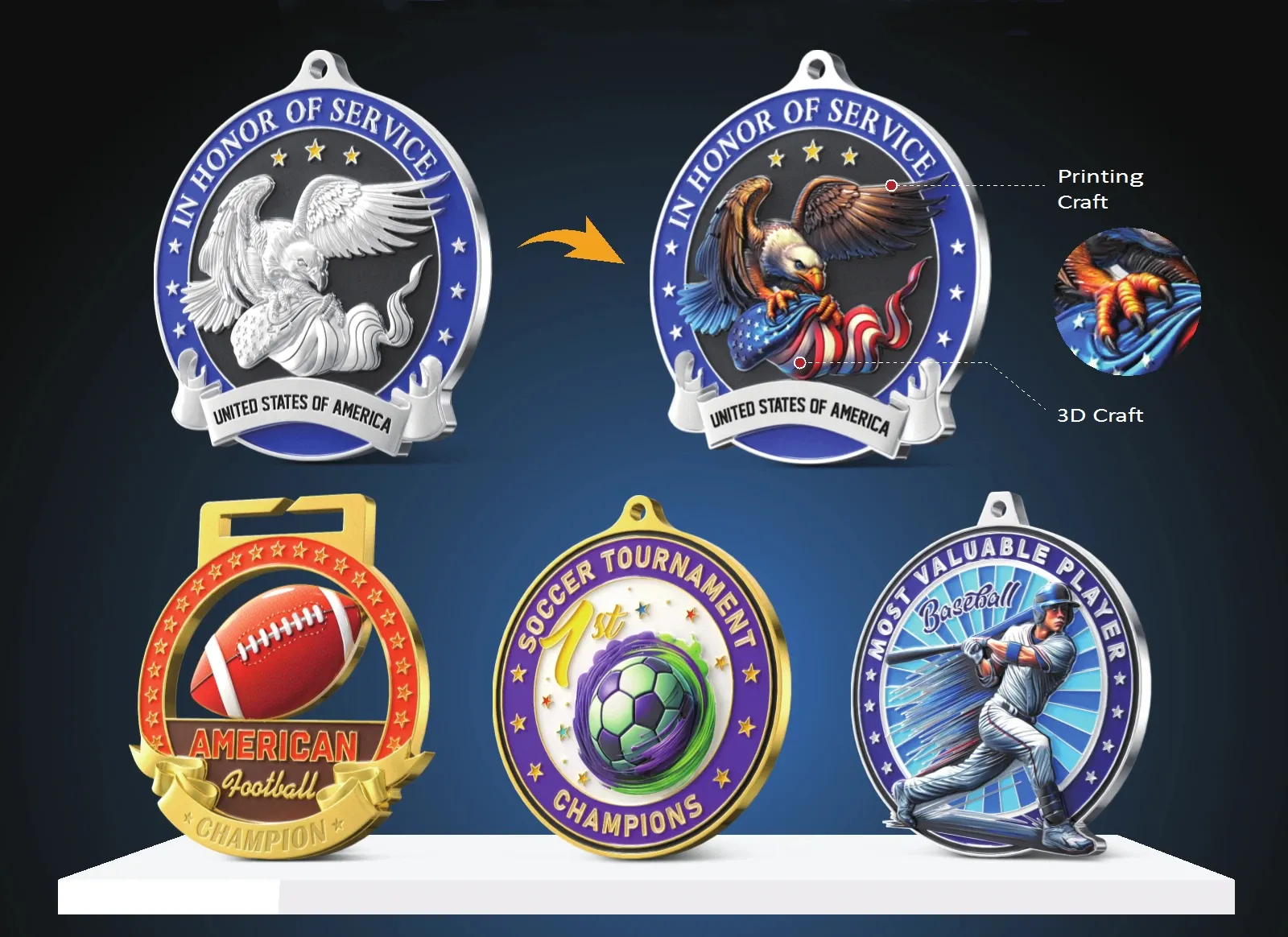Top 10 Creative Medal Shape Designs