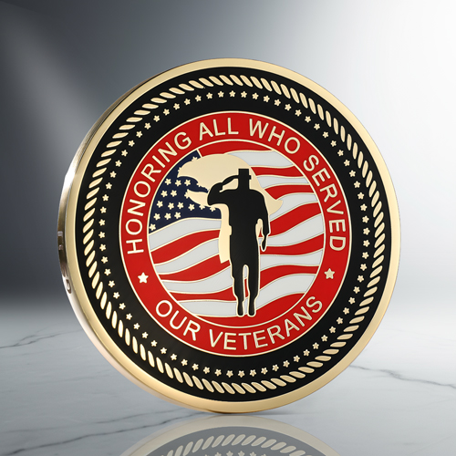 Veterans' Tribute  Customized Coins