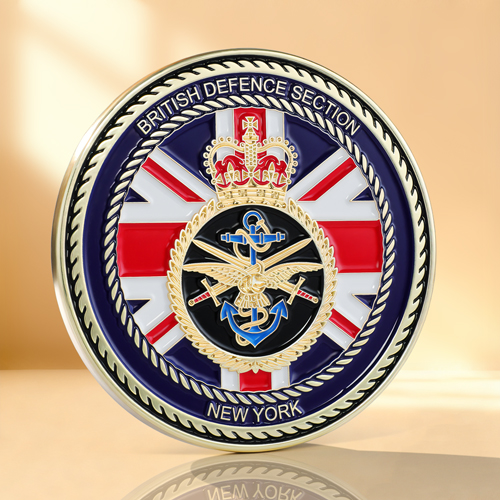 Custom Defense Section Challenge Coins UK