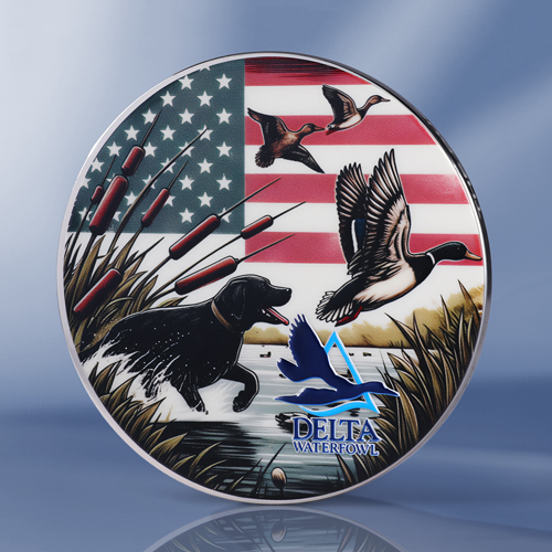 Custom Delta Waterfowl Personalized Coins