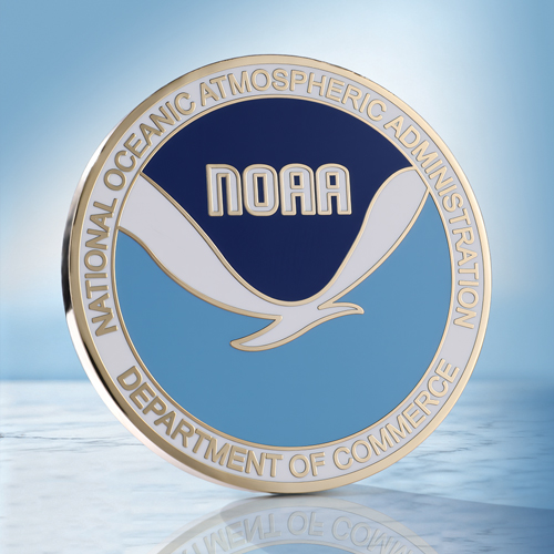 Custom NOAA  Personalized Coins