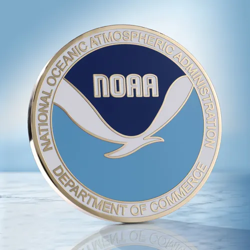 Custom NOAA  Personalized Coins