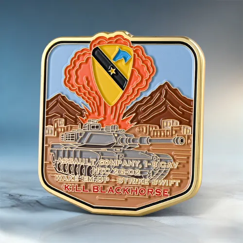 1-8 CAV Assault Company Challenge Coin