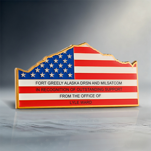 Fort Greely Alaska GMD Recognition Army Challenge Coin