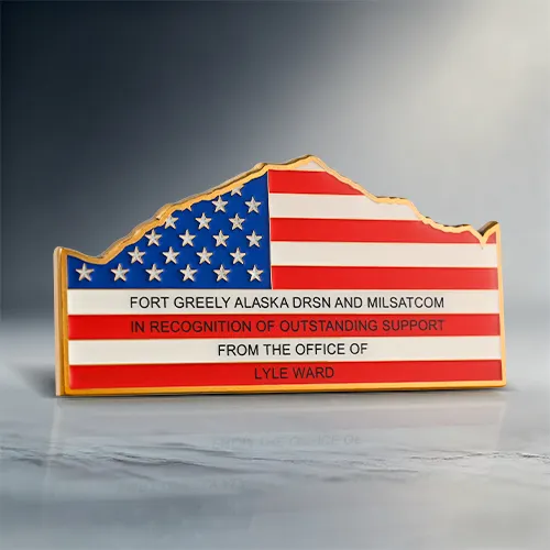 Fort Greely Alaska GMD Recognition Army Challenge Coin Fort Greely Alaska GMD Recognition Army Challenge Coin