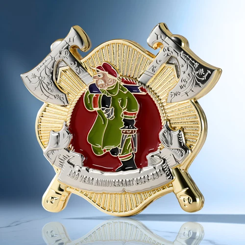 Imperial VFD 100th Anniversary Custom Challenge Coin