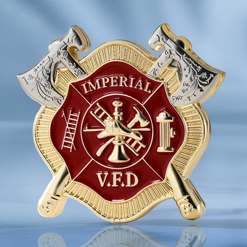 Imperial VFD 100th Anniversary Custom Challenge Coin
