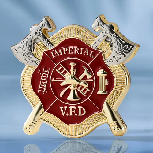 Imperial VFD 100th Anniversary Custom Challenge Coin