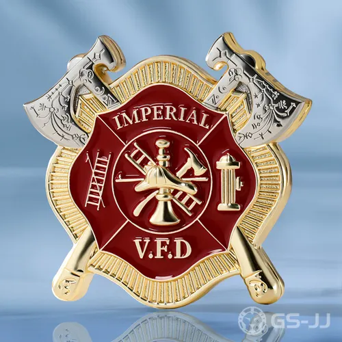 Imperial VFD 100th Anniversary Custom Challenge Coin Imperial VFD 100th Anniversary Custom Challenge Coin